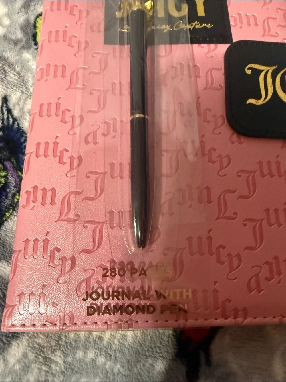Juicy Couture Pink Journal with Diamond Pen